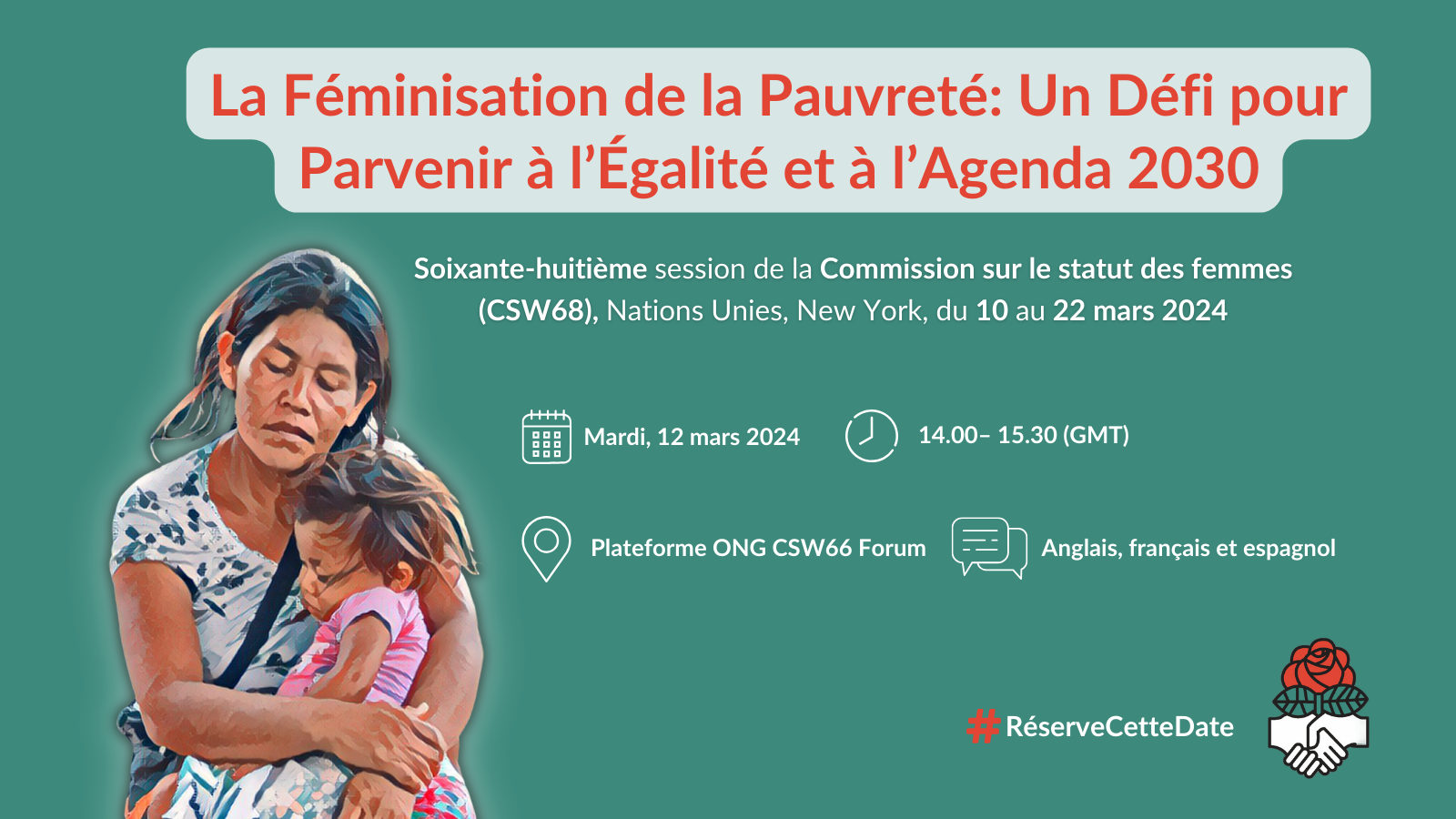 Événement parallèle virtuel CSW68 – 12 mars 2024